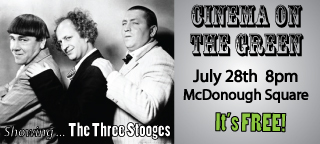 Cinema on the Green showing The Three Stooges