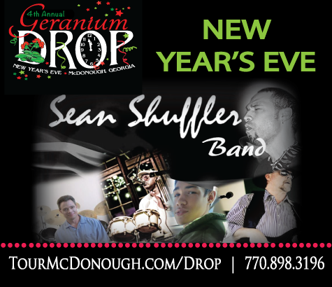 New Year's Eve Geranium Drop | McDonough, GA