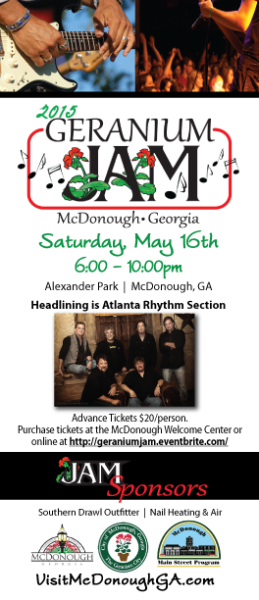 Atlanta Rhythm Section | Geranium Jam | McDonough GA
