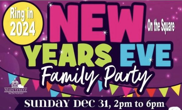 New Years Eve Party, family friendly, McDonough GA