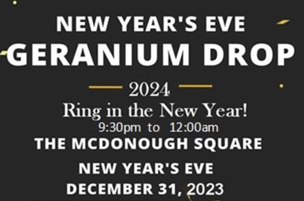 New Years Eve McDonough GA 2023, Geranium Drop